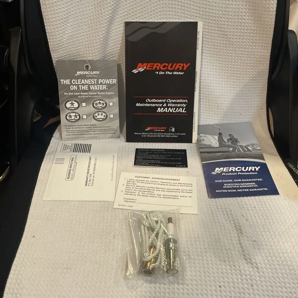 MERCURY OUTBOARD OPERATION MAINTENANCE WARRANTY MANUAL 90-10211090 1209, NEW